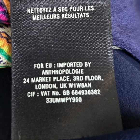 Leifsdottir Anthropologie Silk Paisley Shift Dress 10 Sleeveless Boho Women's - Picture 8 of 11